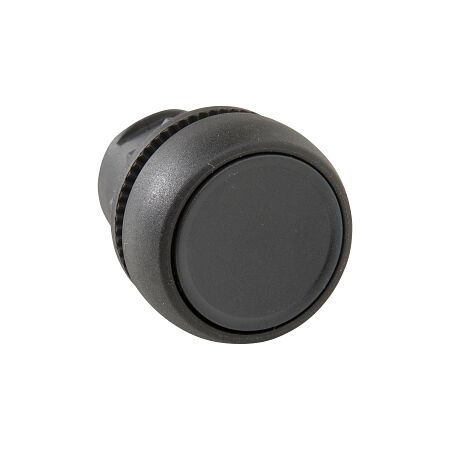 Allen-Bradley 800F Pushbutton 22.5mm Head Only Plastic Momentary Flush Black Cap Non Illuminated