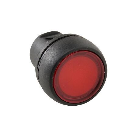 Allen-Bradley 800F Pushbutton 22.5mm Head Only Plastic Momentary Flush Red Cap Illuminated