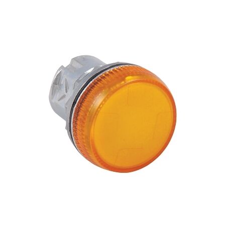 Allen-Bradley 800F Pilot Light 22.5mm Head Only Round Plastic Amber