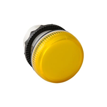 Allen-Bradley 800F Pilot Light 22.5mm Head Only Round Plastic Yellow