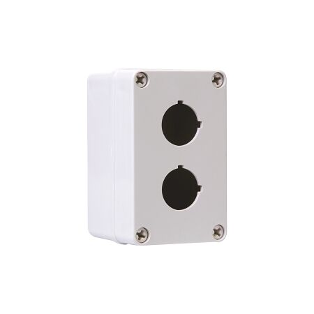 Allen-Bradley 800H Enclosure ThermoPlas Poly 2 Holes 3 4 Inch Conduit Entry Grey for 30.5mm PB