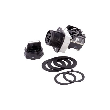 Allen-Bradley 800H Selector Switch 30.5mm Complete Plastic FS 2 POS N ILL Knob MAIN 1NO 1NC White