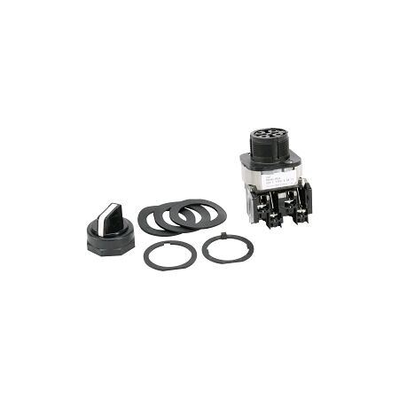 Allen-Bradley 800H Selector Switch 30.5mm Complete Plastic FS 2 POS N ILL Knob SR R 1NO 1NC White