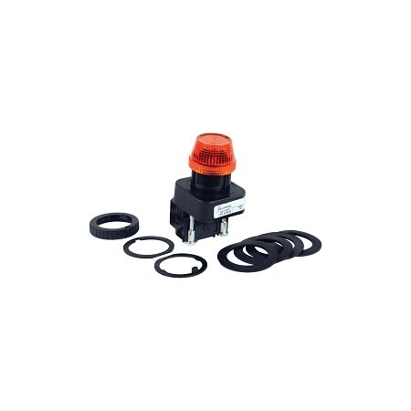 Allen-Bradley 800H Pilot Light 30.5mm Complete Plastic FS NTO LED Transformer 120V AC Amber