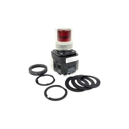 Allen-Bradley 800H Pilot Light 30.5mm Complete Plastic FS NTO LED Transformer 240V AC Red