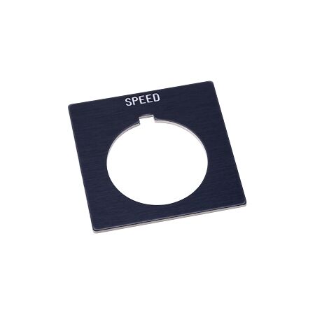 Allen-Bradley 800H Legend Plate 47 X47mm, Standard, SPEED, Grey