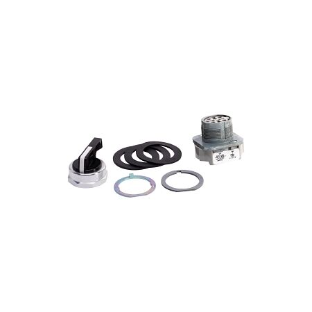 Allen-Bradley 800T Selector Switch 30.5mm 3 Position Non Illum Knob Lever Spring Return Both White