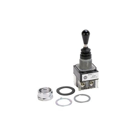 Allen-Bradley 800T Toggle Switch 30.5mm 2 Way Up and Down Spring Return 2 x 1 N.C.