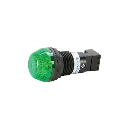 Allen-Bradley 855P Beacon 30mm Panel Mount 22.5mm Round Mounting Hole 24V AC DC Green