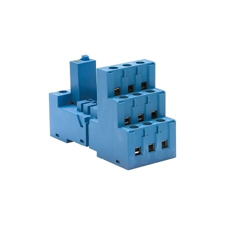 Finder 90 Series Base for 6232, 6233 Relays 9902 LED Clamp with Metal Clip