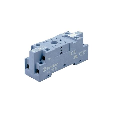 Finder 90 Series Base for 5532 Relays Box Clamp with Metal Clip