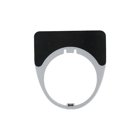 Austrol N100 Legend Plate Blank Black 41 x 45mm Medium to suit N100 operators and indicators