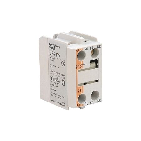 S+S CA7 Auxiliary Contact with 1NO  Contact and 1NC Contact