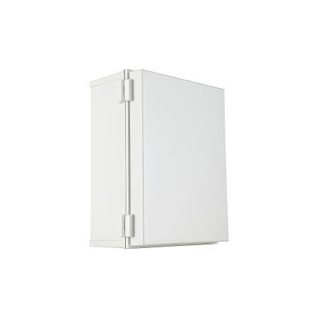 Fibox CAB Enclosure Wall Mount PC IP65 W400 x H600 x D220mm with Lock Grey