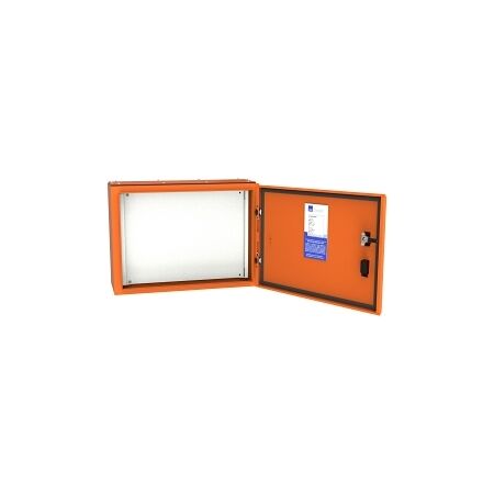 NHP Concept Premier Panelboard Accessory Module 864mm IP66 with Blank Escutcheon Orange