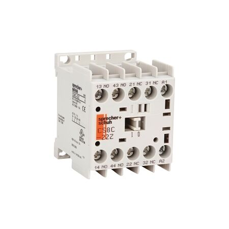S+S CS8 Relay 125VDC Coil 2NO 2NC Contact