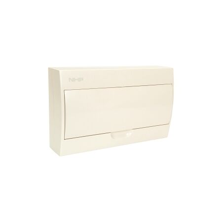 NHP MOD6 CSB Insulated Loadcentre 18 Way DIN Surface Door White