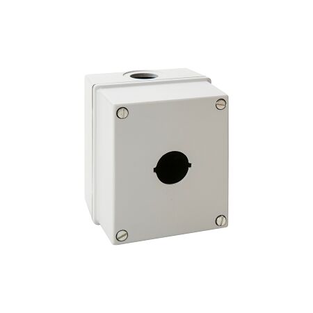 Sprecher and Schuh D7 Enclosure Metal 22.5mm 1 Hole Grey IP66