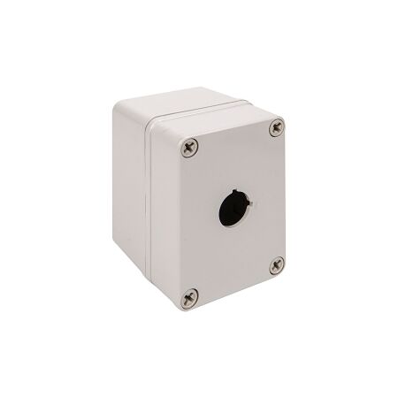 Sprecher and Schuh D7 Enclosure Deep Profile Plastic 22.5mm 1 Hole Grey