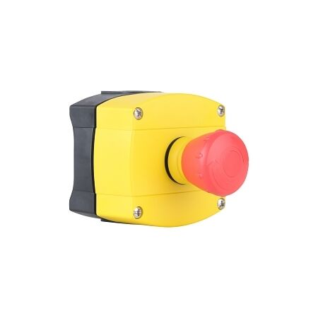 Sprecher and Schuh D7 Enclosed Emergency Stop 40mm Mush HD Twist to Release Plastic 1NC Contact IP66