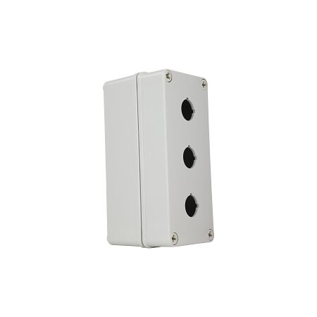 Sprecher and Schuh D7 Enclosure Deep Profile Plastic 22.5mm 3 Hole Grey