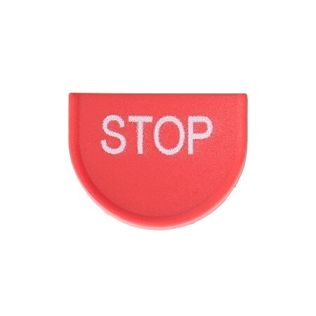 Sprecher and Schuh D7 Colour Cap for Bottom Extended Multi Function Pushbutton 22.5mm Red Stop