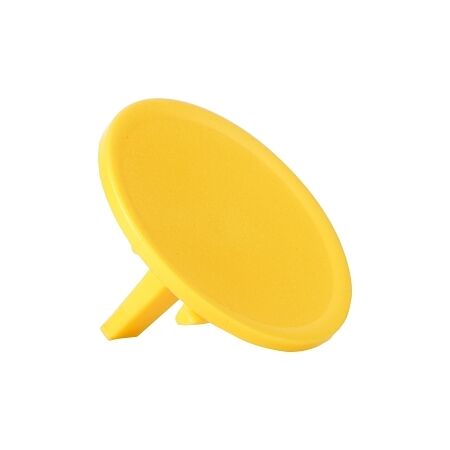 Sprecher and Schuh D7 Colour Cap for Flush and Guarded Non illuminated PB 22.5mm Yellow Blank