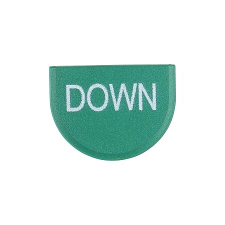 Sprecher and Schuh D7 Colour Cap For Flush Bottom Multi Function Pushbutton 22.5mm Green Down