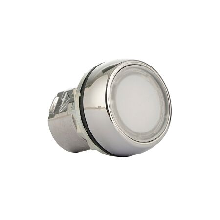 Sprecher and Schuh D7 Pushbutton 22.5 mm Head Only Metal Momentary Flush Clear Lens Cap Illuminated