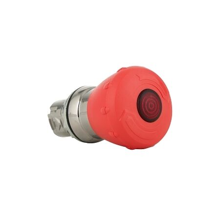 Sprecher and Schuh D7 Pushbutton 22.5 mm E-Stop Mush Hd Illum Twist to Release 40 mm Round Metal