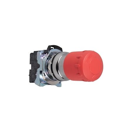 Sprecher and Schuh D7 E Stop 22.5mm Complete Metal 2 POS 30mm Operator MOM Twist to Release Red 1NC