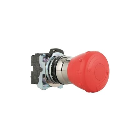 Sprecher and Schuh D7 E Stop 22.5mm Complete Metal 2 POS 40mm Operator MOM Twist to Release Red 1NC