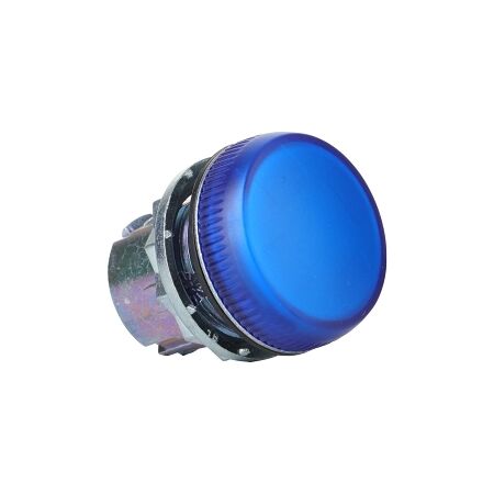 Sprecher and Schuh D7 Pilot Light 22.5 mm Head Only Round Metal Blue Lens
