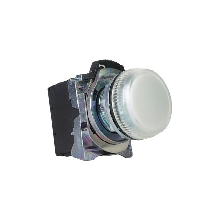 Sprecher and Schuh D7 Pilot Light 22.5mm Complete Metal LED 240V AC Clear