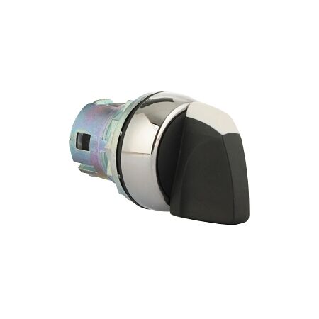 Sprecher and Schuh D7 Selector Switch 22.5mm Head Only Metal STD BLK Knob 3 POS SR from Left Right