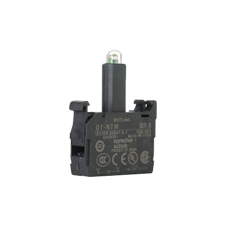 Sprecher and Schuh D7 Integrated LED Module Latch Mount 240V AC White