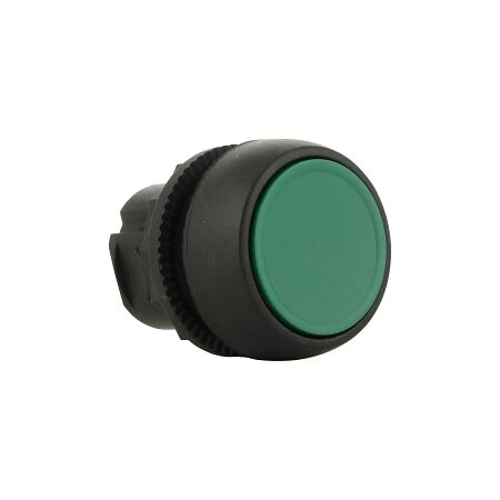 Sprecher and Schuh D7 Pushbutton 22.5 mm Head Only Plastic Momentary Flush Green Cap Non Illuminated