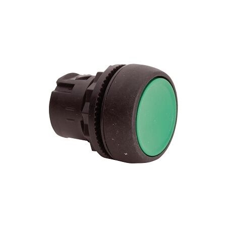 Sprecher and Schuh D7 Pushbutton 22.5 mm Head Only Plastic Latching Flush Green Cap Non Ill