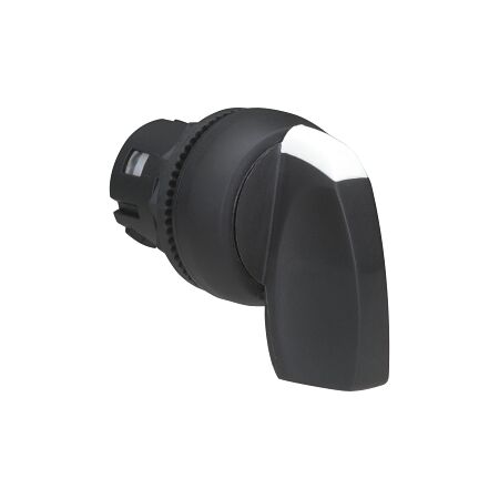 Sprecher and Schuh D7 Selector Switch 22.5mm Head Only Plastic Long Knob BLK 2 POS SR from Left