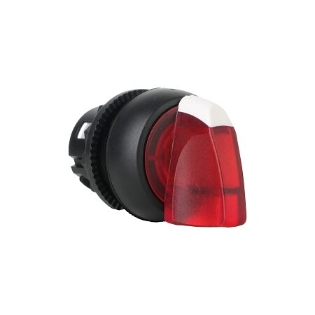 Sprecher and Schuh D7 Selector Switch 22.5mm Head Only Plastic STD KNB 3 POS Illuminated Red SR LR