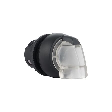 Sprecher and Schuh D7 Selector Switch 22.5mm Head Only Plastic STD KNB 2 POS Illuminated WHT MAIN