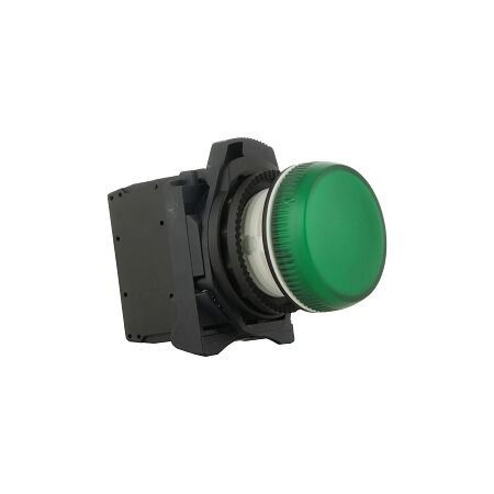 Sprecher and Schuh D7 Pilot Light 22.5mm Complete Plastic LED 24V AC DC Green Lens