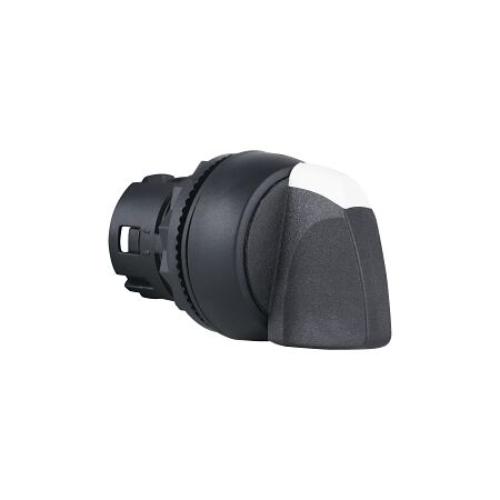 Sprecher and Schuh D7 Selector Switch 22.5 mm Head Only Plastic STD BLK 3 POS SR from Right