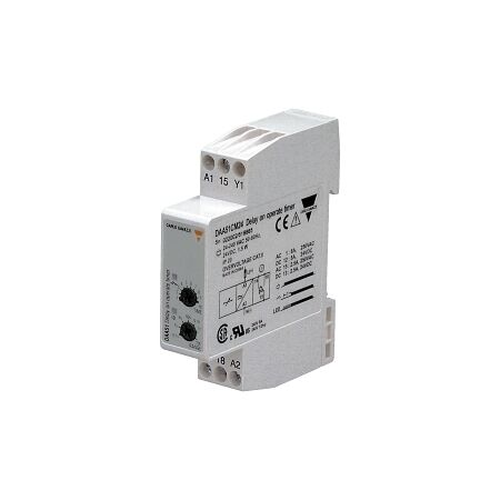Carlo Gavazzi Timer Relay On Delay 24VDC and 24-240VAC Supply 1 CO1 Second to 100 Hours 17.5mm