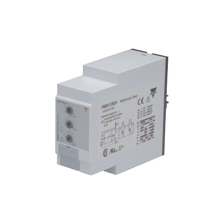Carlo Gavazzi Timer Relay Multi Function 24V DC and 24 and 240V AC Supply 1CO 0.1 Sec-100Hr