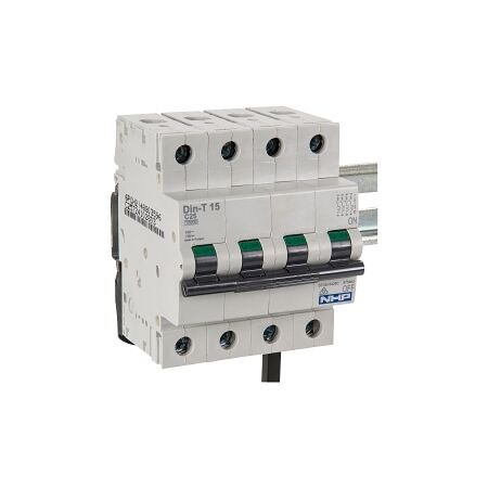 NHP DIN-T Miniature Circuit Breaker 20kA 4Pole 32A C Curve