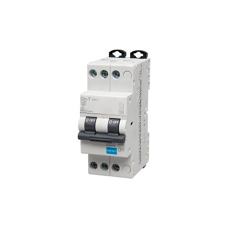 NHP DIN-T Miniature Circuit Breaker 2 IN 1 6kA 3Pole 25A 36mm Width