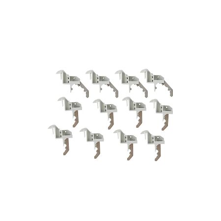 NHP DIN-T LOCKDIN MCBS and DSRCBH Right Hand 6.5mm 12 Pack