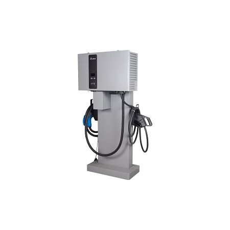 Delta DC EV Charger 25kW Free Standing Mount Post