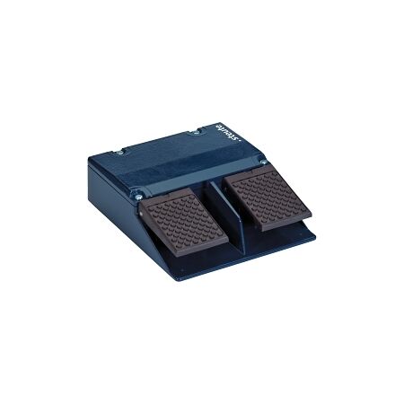 Steute Foot Switch 2 Pedal Metal Unguarded 2 x 1NO 1NC Contacts Slow Action